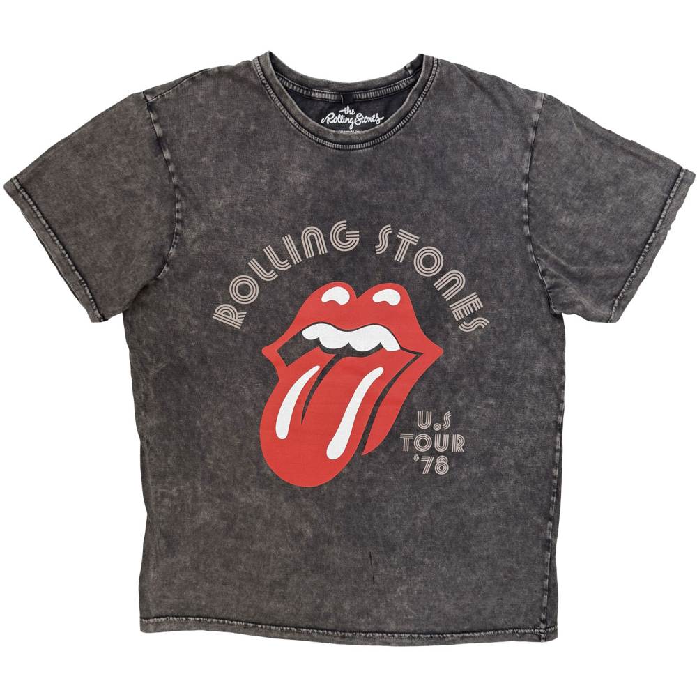 The Rolling Stones - US Tour '78 Mens Tshirt - Grey